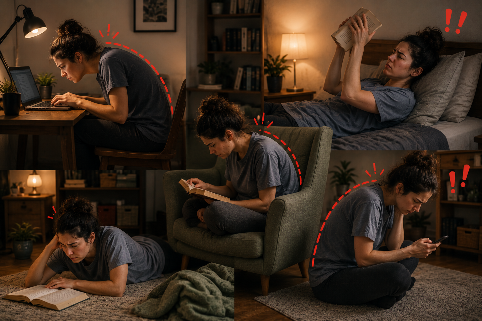 How Posture Can Make Eye Strain Worse