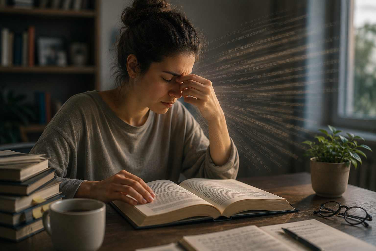 How Visual Discomfort Can Slow Down Reading