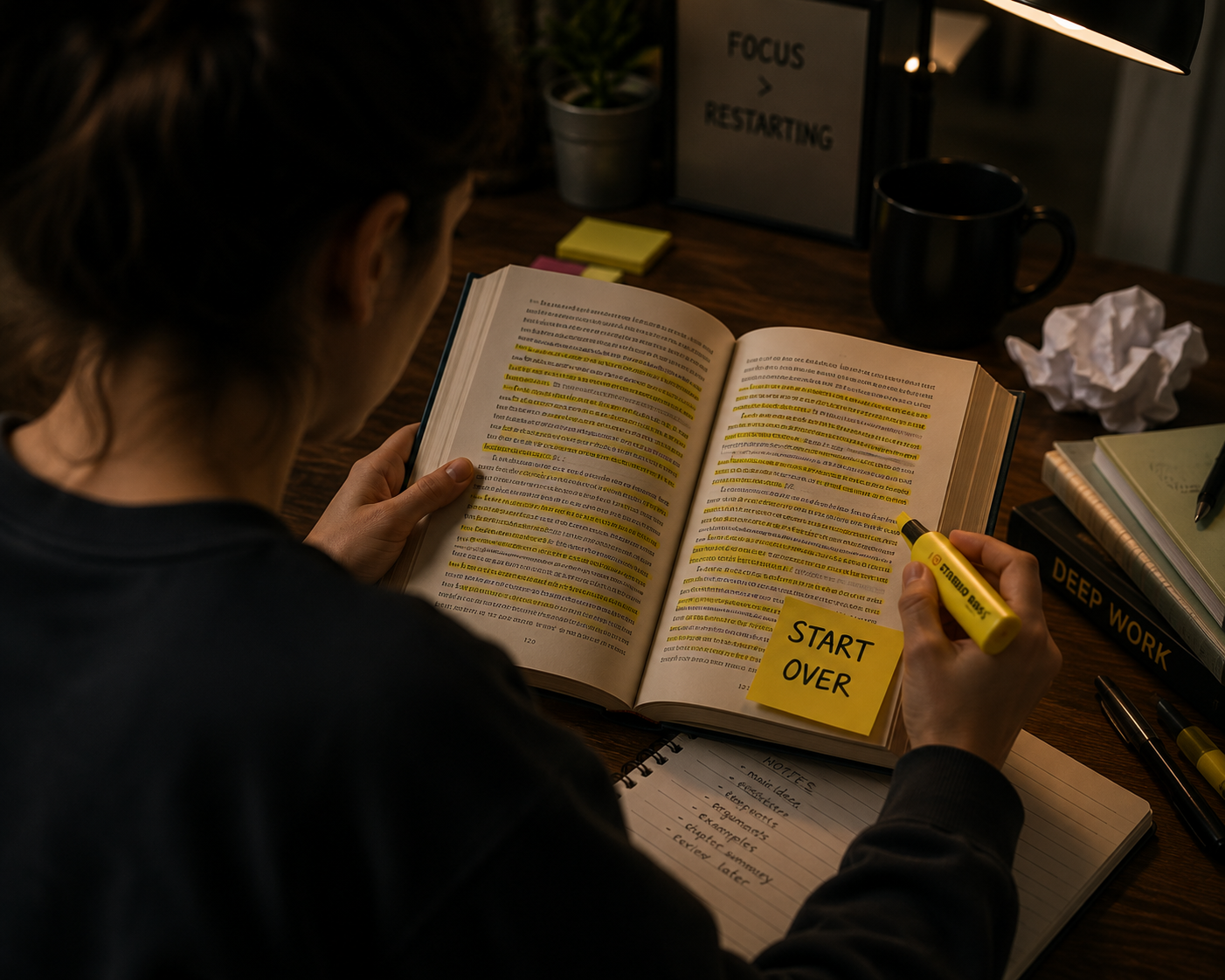 How to Read Dense Information Without Constantly Restarting