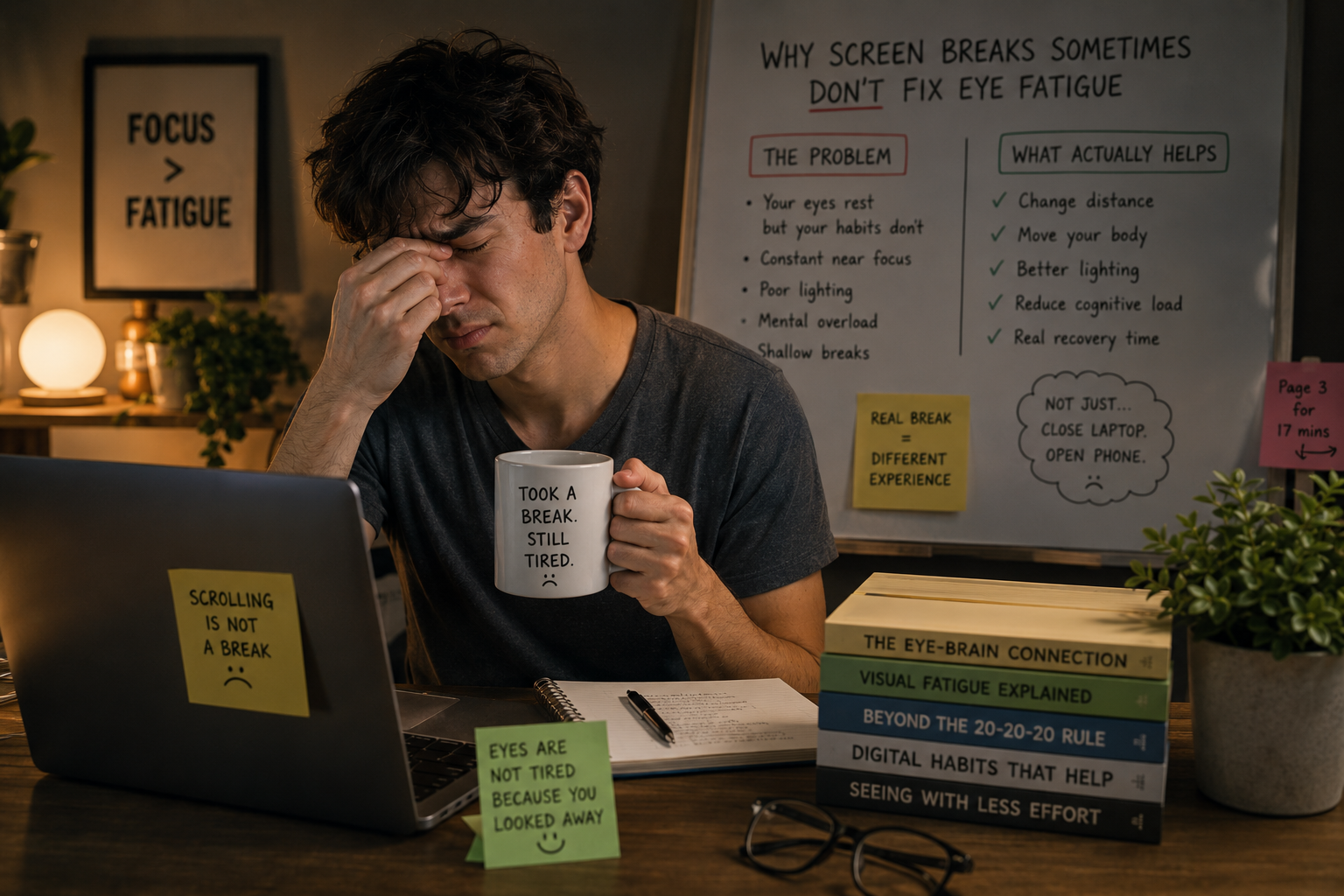 Why Screen Breaks Sometimes Don’t Fix Eye Fatigue